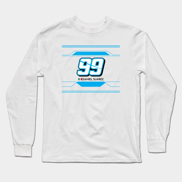 Daniel Suarez #99 2023 NASCAR Design Long Sleeve T-Shirt by AR Designs 